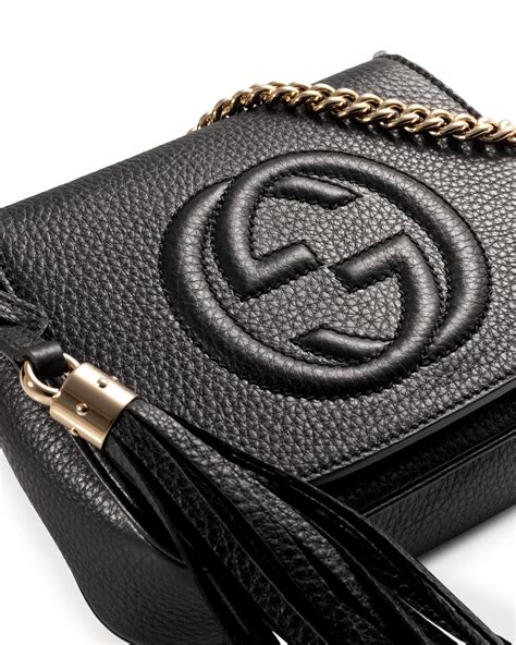 black gucci chain wallet|Gucci wallet on chain crossbody.